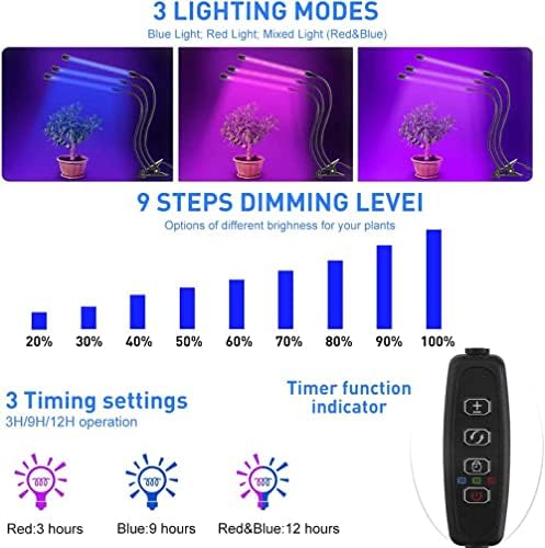 Grow Lights for Indoor Plants,Plant Growing Lights with Auto On Off Timer - Image 3