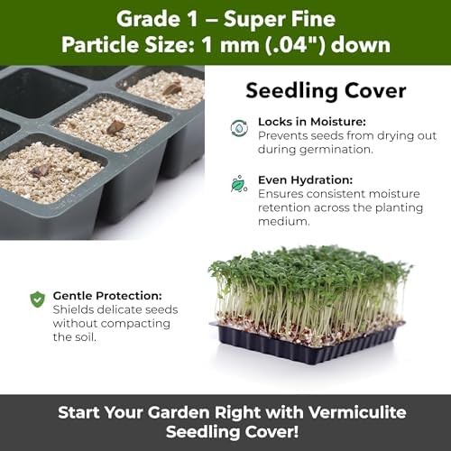 Organic Superfine Vermiculite for Indoor Gardening Plants and Mushrooms – Enhances Soil Aeration, Seed Germination, Rooting Cuttings – Small Packages and Bulk (Vermiculite Grade 1 - Superfine, 30 qts) - Image 5