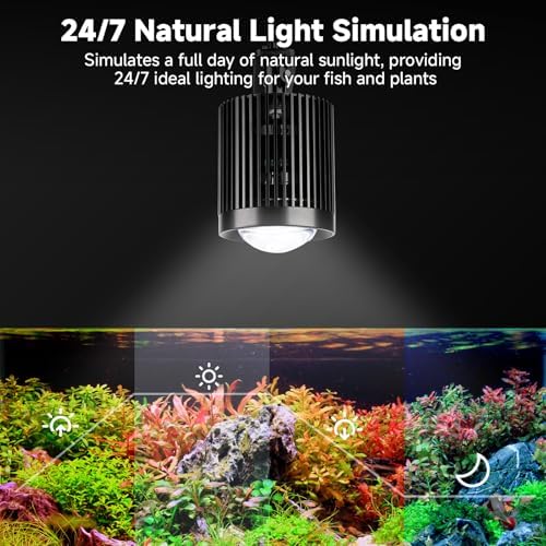 fishkeeper Clip On Aquarium Stream Light with 24/7 Mode(36W) - Image 3