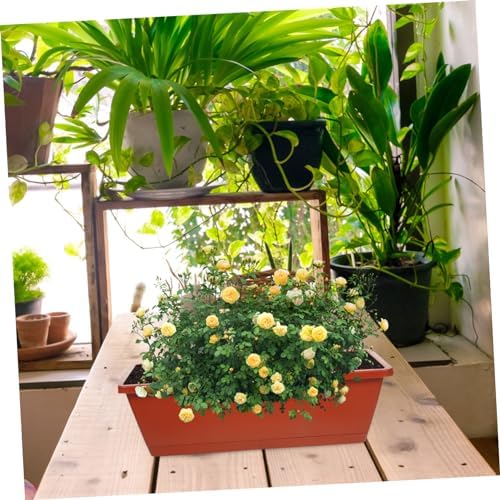 7pcs Resin Flower Pot Planter Pots Decorative Plant Containers for Balcony Home Decor - Image 3