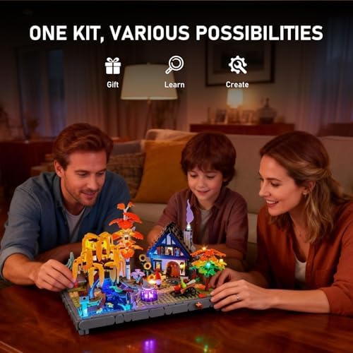 BRIKSMAX 2.0 Light Kit Compatible with Lego Icons Autumn Cottage Garden 11372 Building Sets- Original LED Lighting Kits (Accessories Only) for Display, Gifts & Collectors - Image 5