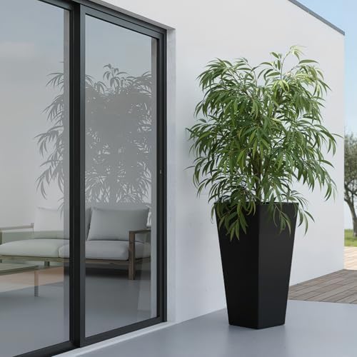 2PCS 30" Tall Planters Large Square Planter with Inner Tray,Outdoor Modern - Image 7