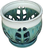 W&W Orchid Pot with Holes and Saucer for Repotting, Teal Mix, 6.5" - Image 5