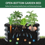 Gartist 2 pcs 2×2×1 ft Round Metal Raised Garden Bed, Light Green Galvanized Outdoor Planter Box for Vegetables, Fruits, Flowers & Herbs - Image 4