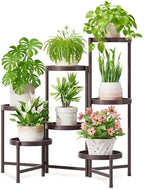iDavosic.ly 7 Tier Large Plant Stand Indoor Outdoor, 10 Inch Tray, Bronze by iDavosicly
