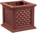 Fox Valley Traders Lightweight All-Weather Rattan-Style Planter Box - by FoxValleyTradersFamilyofBrands