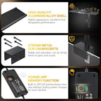 fishkeeper Clip-on Planted Aquarium Light, 6 Row LED, 58W, Dual Light Riser - Image 6