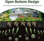 2PCS 12x4x1ft Galvanized Raised Garden Bed Kit,Gardening Planter Box - Image 5