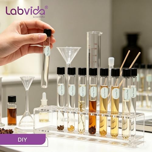 40pcs 30ml Serological Test Tubes with Black Bakelite Screw Caps - Image 4