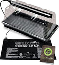 Super Sprouter Premium Heated Propagation Kit for Starting Seeds or Cuttings, Includes Heat Mat, Tray, Grow Light, and More by Super+Sprouter