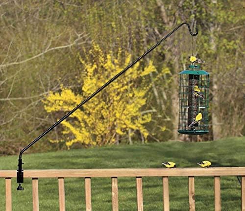 AshmanOnline Ashman Deck Hook (1 Pack, 49-Inch Deck Hook), Double Forged Solid Metal Single Piece Rod, Ideal for Bird Feeders, Plant Hangers, Coconut Shell Hanging Baskets, and Lanterns. - Image 2