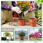 Roshtia 10 Pcs 10 Inch Hanging Baskets for Plants, Brown - Image 6