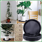 Sawysine 30 Pack Plastic Plant Saucer Round Drip Trays Black Flower Pot Saucers Thick Plant Dish Sturdy Water Tray Heavy Drainage Potted Container for Indoor Outdoor Garden (14 Inches) - Image 7
