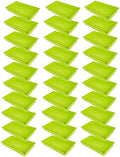 SUNPACK 10" x 20" Mega Plastic Seed Starting Tray, Lime Green, 2.5" (Pack of 30) - No Drainage Holes, Ideal for Greenhouses or Indoor Gardening - Made of Thick, Strong Plastic by SUNPACK