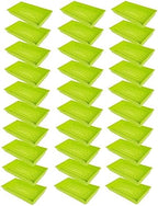 SUNPACK 10" x 20" Mega Plastic Seed Starting Tray, Lime Green, 2.5" (Pack of 30) - No Drainage Holes, Ideal for Greenhouses or Indoor Gardening - Made of Thick, Strong Plastic by SUNPACK