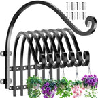 8 Pack Heavy Duty Plant Hanger Bracket 16Inch Hanging Brackets for Outdoor by REDOVANT