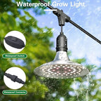 Outdoor Grow Lights with Timer, Full Spectrum Greenhouse Grow Lights with Timer For Outdoor Plants, IP65 Waterproof String Grow Light Outdoor, UL Certified Daisy Chain LED Grow Light, 21.3FT - Image 5