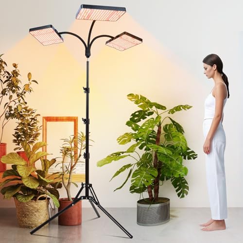 FECiDA High Output Tall Grow Lights for Indoor Plants with Stand and Timer - Image 2