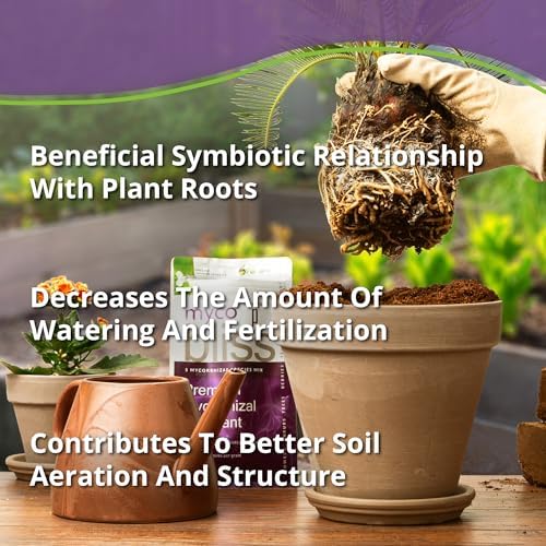 Myco Bliss Powder (2lbs) - Mycorrhizal Fungi for Soil - 5 Strain Mycorrhizal Inoculant with 1000 Propagules Per Gram - Highly Concentrated Mycorrhizae for Plants, Potting Soil, & Garden Soil - Image 5