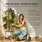 Gardyn Studio 2 Hydroponics Growing System - 16 Plants, Smart Tower - Image 3