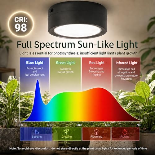 3-Pack Rechargeable Grow Lights for Indoor Plants, Cordless Plant Grow Lamp - Image 6