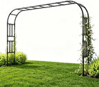 Thickened Metal Garden Arch-126L*94.5"H,Trellis for Climbing Plants Outdoor by TrellumeGardenHome