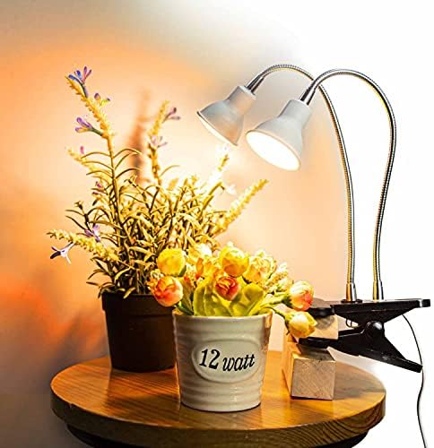 Clip on Plant Light & 12W Grow Light Panel Bundle - Image 2