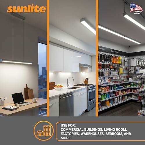 Sunlite 30410 F24T5/841/HO 2 Foot T5 Linear Fluorescent Lamp, 24 Watts, 1800 Lumens, 4100K Cool White, Miniature G5 Bi-Pin Base, ROHS Compliant, High Performance Straight Tube, 40 Pack - Image 6
