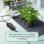 LUXBIRD 6 Pack 30W Seedling Heating Mats 10" x 20.75" with Thermostat Controller, Idea for Seed Starting, Germination, Greenhouse (LB-HT06) - Image 4