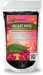 Premium Desert Rose Potting Soil by Gardenera - Unlock The Beauty of Your Adenium Plants - 5 QUARTS by Gardenera