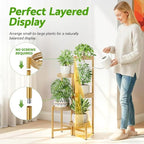Gold Plant Stand Indoor Outdoor, Corner Metal Flower Pot Stands for Multiple Plants, 5 Tier Heavy Duty Plant Shelf for Patio Garden Balcony Living Room Bedroom - GoldWave - Image 6