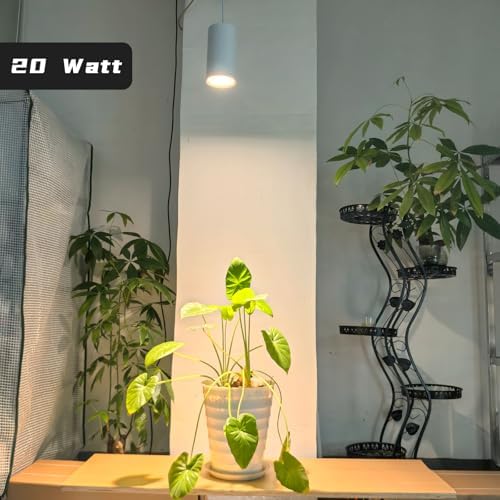 Hanging Plant Grow Light Full Spectrum Warm White Color with Timer Ceiling Decorative Grow Lamp for Indoor Plants - Image 2