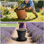 1 PCS 23 Inch Extra Large Plant Caddy with Wheels,Heavy Duty Wheeled Stand - Image 7