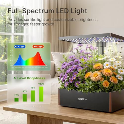 SUNCOZE Smart Hydroponics Growing System, 20 Pods, 25 in Adjustable Height - Image 6