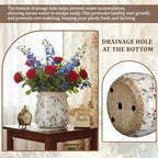 Ceramic Scroll Planter 6.5 Inch, Milky - Image 4