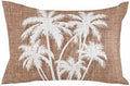 Throw Pillow 12x20 Inch, Tropical Palm Tree Waterproof Outdoor Pillow Covers for Patio with Insert, Vintage Brown Exotic Botanical Plants Decorative Pillowcase Cushion for Couch, Sofa, Bed, Garden by Unknown