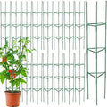 Sunnyray 15 Pack 48 Inch Tomato Cages Metal Plant Supports for Garden Green by Sunnyray