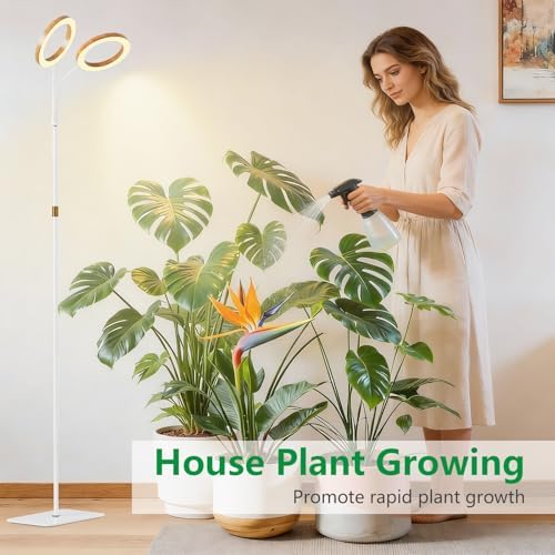 Full Spectrum 68" Floor Grow Lights for Indoor Plants with Base - Image 5