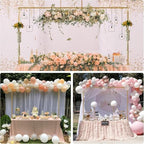 Over The Table Rod Stand with Clamps Gold Table Balloon Arch Banner Frame - Image 2