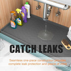 TigeJoy Under Sink Mats for Kitchen Waterproof 40" x 19", Cabinet Liner - Image 5