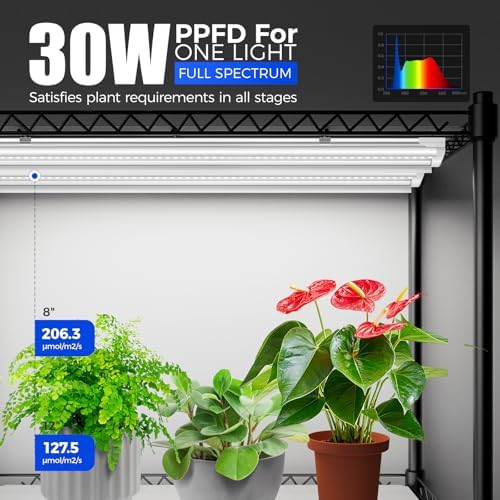 Barrina CX5Z Indoor Greenhouse with Grow Light, 180W, 4-Tier 35.4x13.8x59IN - Image 3