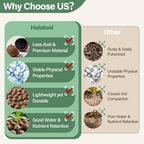 Halatool 12LB Leca Clay Pebbles for Plants, 4-16mm Hydro Balls for Drainage - Image 5