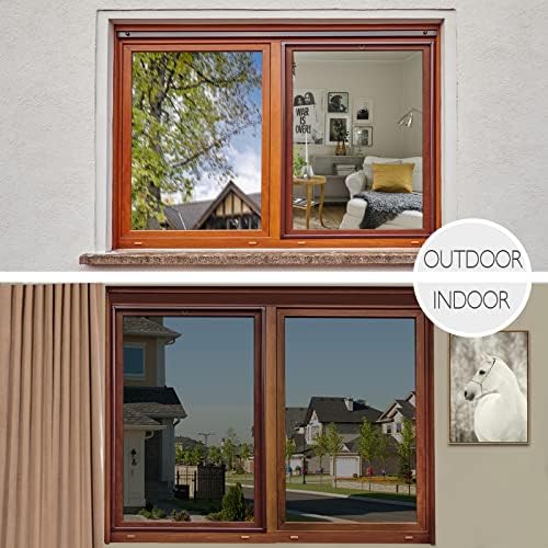 HIDBEA One Way Privacy Window Film,Heat Blocking, Black,55.1in x 16.4ft - Image 7