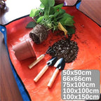 Repotting Mat Waterproof Foldable Planting Mat Garden Potting Pad for Plant Flower Pot Transplanting Farm Gardening Tools and Equipment(66x66cm) - Image 2