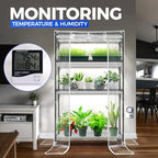 Barrina CX5Z Indoor Greenhouse with Grow Light, 180W, 4-Tier 35.4x13.8x59IN - Image 2
