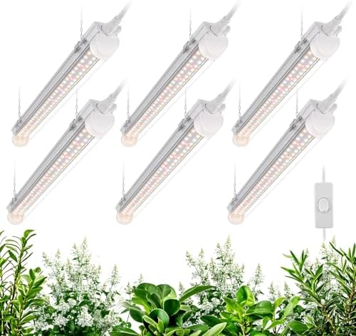 Bstrip T8 Grow Light, 1.4ft 108W (6x18W) for Indoor Growing, 3467K by Bstrip