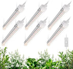 Bstrip T8 Grow Light, 1.4ft 108W (6x18W) for Indoor Growing, 3467K by Bstrip