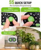 RAINPOINT Automatic Plant Waterer Indoor, Smart APP Control Drip Irrigation System for Houseplants, Anti-Siphon Vacation Watering Device with 2400mAh Rechargeable Battery (Up to 15 Pots) - Image 2