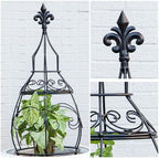 29-Inch Garden Trellis Obelisk – Durable Metal Support for Plants - Image 3