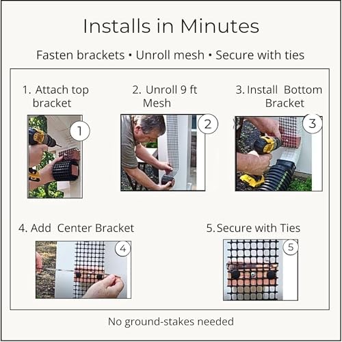 Downspout Trellis for Climbing Plants & Clematis, 9 ft x 4 in, 1-Pack - Image 6